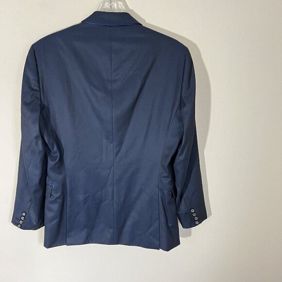 ZARA MAN Mens Blazer Jacket Navy Blue Sport Coat Casual Suit Jacket Size 38 - Picture 5 of 7